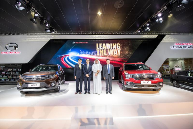 Передовой модельный ряд представила GAC Motor на Dubai International Motor Show-2017