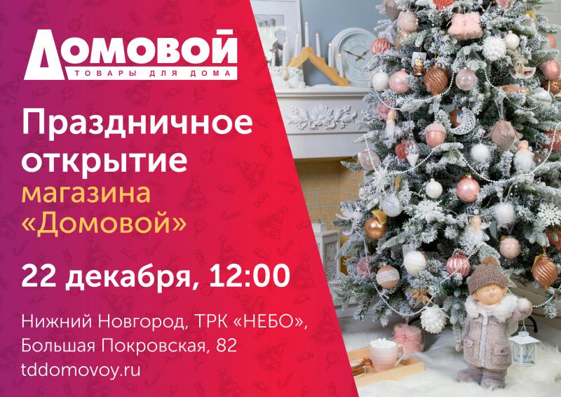 Первый в Нижнем Новгороде гипермаркет товаров для дома «Домовой» откроется в ТРК «НЕБО»