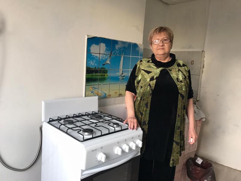Новую газовую плиту бесплатно установили жительнице Реутова