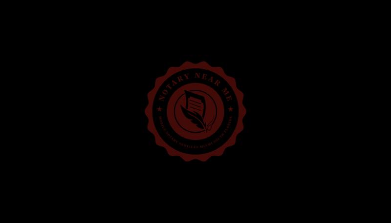 Mobile Notary Miami South Florida