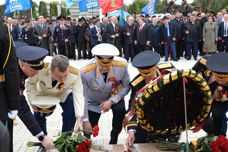 Росгвардейцы Ингушетии приняли участие в мероприятии, посвященном Дню Победы