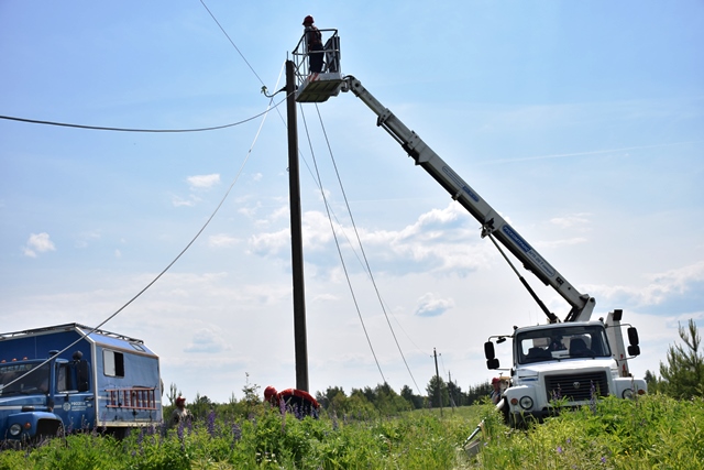 Жители Собинского района поблагодарили энергетиков «Владимирэнерго» за проделанную работу
