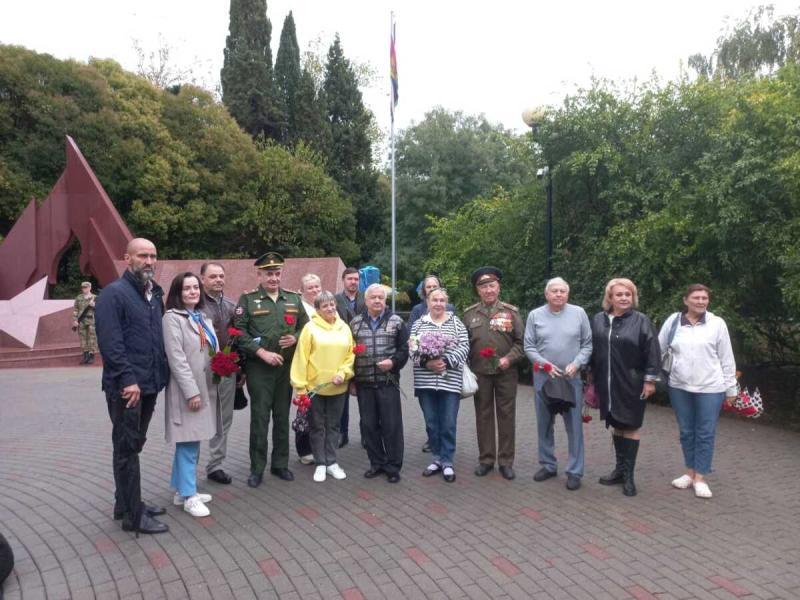 Совет ветеранов и жители микрорайона Хоста отметили 80 лет со Дня освобождения Кубани от захватчиков