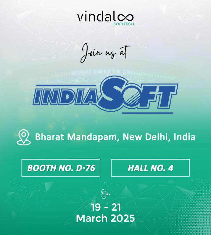 Vindaloo Softtech Participating in IndiaSoft, New Delhi 2025