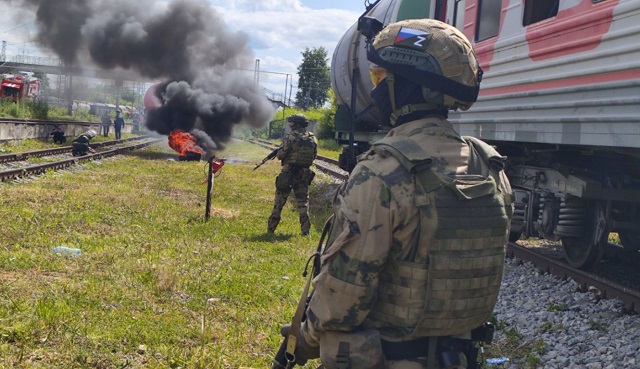 В Мордовии росгвардейцы приняли участие в антитеррористических учениях