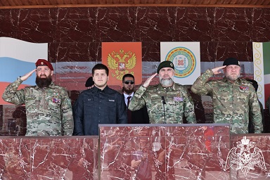 В ЧЕЧЕНСКОЙ РЕСПУБЛИКЕ ОТМЕТИЛИ 19-Ю ГОДОВЩИНУ ОБРАЗОВАНИЯ ПОЛКА «ЮГ» ИМЕНИ ГЕРОЯ РОССИИ А.А. КАДЫРОВА