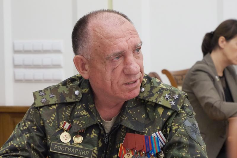 В Мордовии ветеран Росгвардии принял участие в мероприятии, посвященном Дню солидарности в борьбе с терроризмом