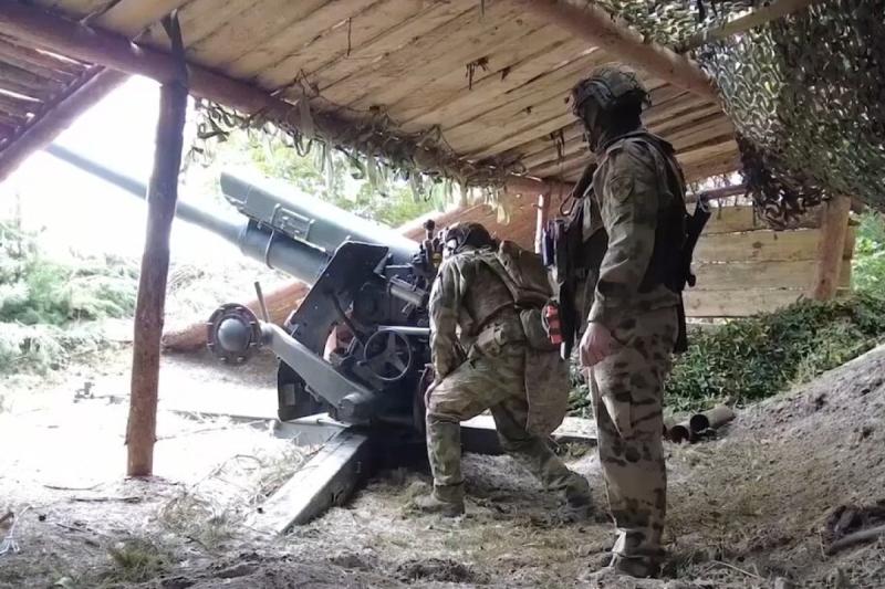 Артиллеристы 116-й бригады Росгвардии ведут активную боевую работу на харьковском направлении