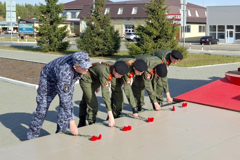 Патриотические мероприятия проводят росгвардейцы для юных жителей Зауралья