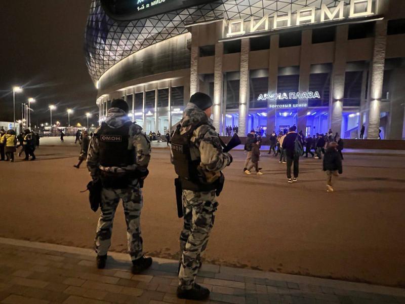 Безопасность матча Континентальной хоккейной лиги в Москве обеспечена при содействии Росгвардии