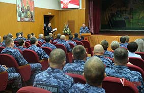 Орловские росгвардейцы отметили 73-ю годовщину образования подразделений вневедомственной охраны